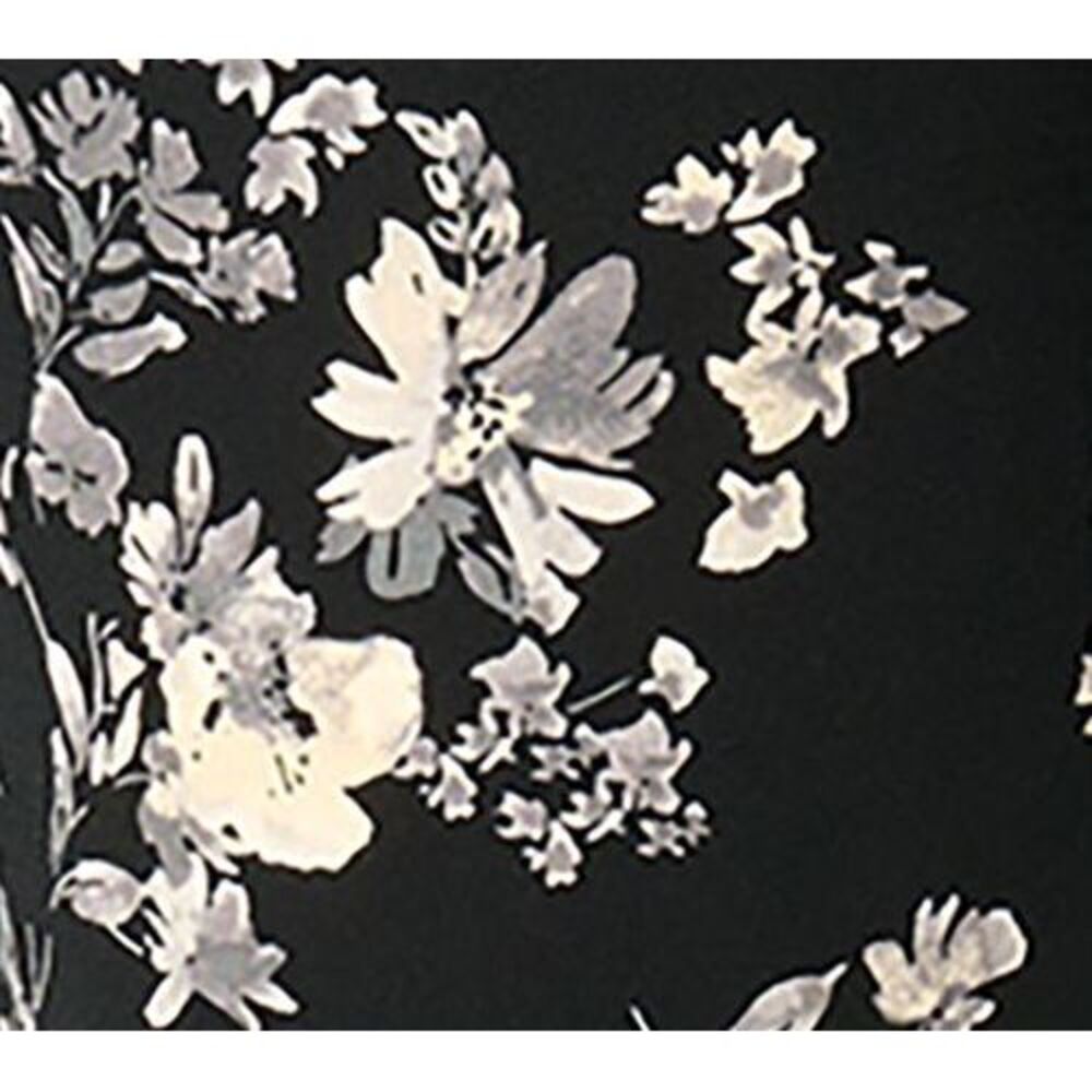 Isaac Mizrahi Live! Women's Pants Sz 10 Tall Straight Leg Printed Black A655473 - Picture 3 of 4